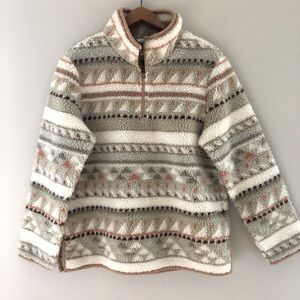LL Bean Signature Sherpa Fleece Pullover